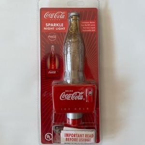 Vintage Coca Cola Sparkle Continuous Motion Night Light